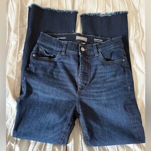 DL1961 Women's Dark Blue Bridget Boot High rise Instrasculpt Jeans 28